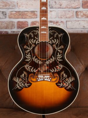 Gibson SJ-200 Hummingbirds and Flowers